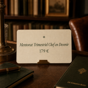 Mentorat Trimestriel Chef en Devenir