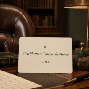 Certification Cuisine du Monde