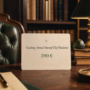 Coaching Annuel Intensif Chef Passionné