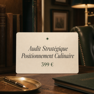Audit Stratégique Positionnement Culinaire